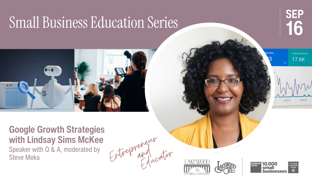 Small Business Education Series: Google Growth Strategies with Lindsay Sims McKee