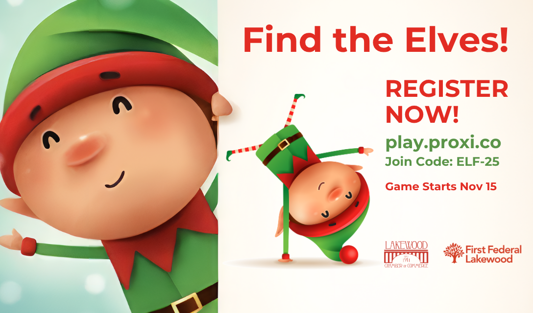 Lakewood Chamber Holiday Elf Hunt